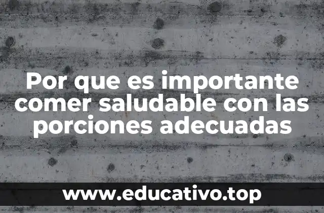La relación entre nutrición equilibrada y bienestar general