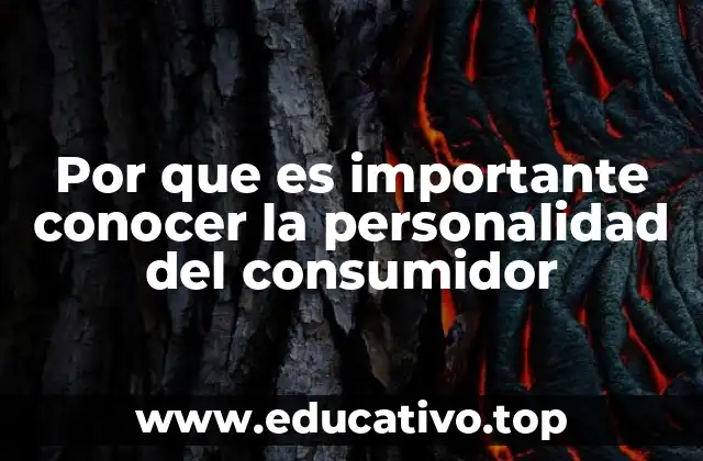 Por que es importante conocer la personalidad del consumidor