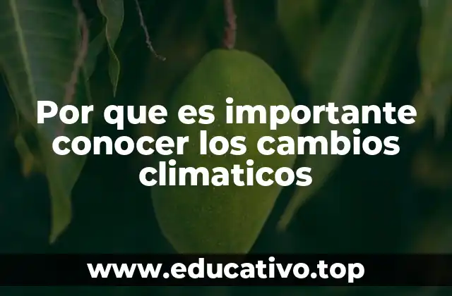 La relevancia de estar informados sobre el entorno natural