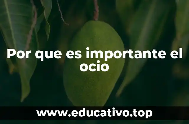 El equilibrio entre el trabajo y el ocio