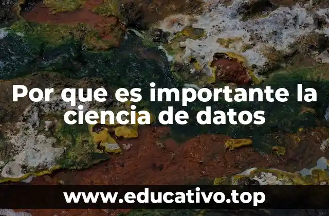 Por que es importante la ciencia de datos