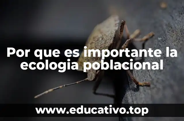 Cómo la ecología poblacional ayuda a preservar la biodiversidad