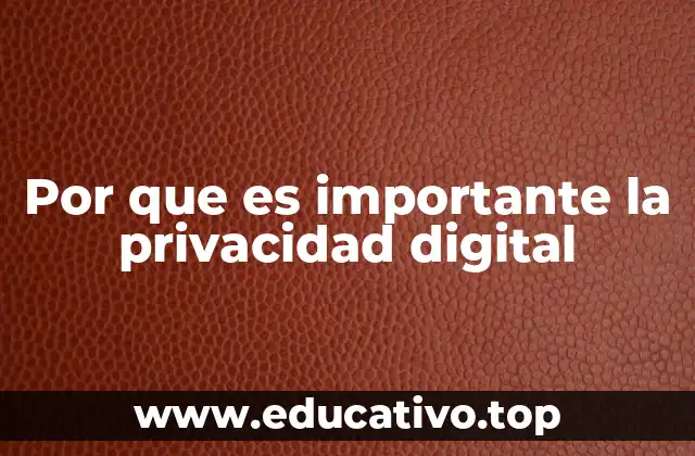 Por que es importante la privacidad digital