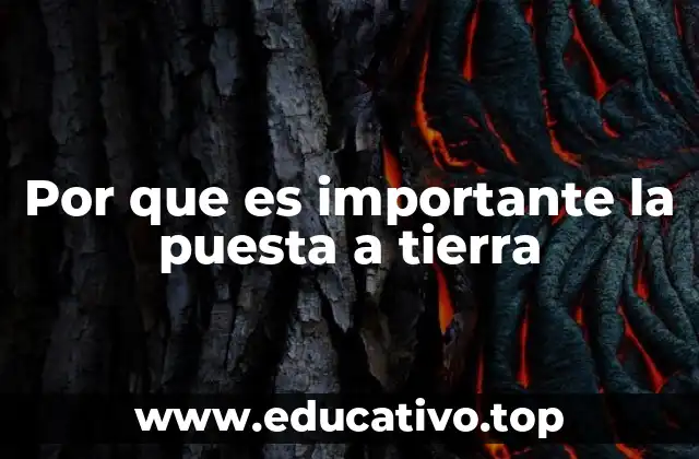 Por que es importante la puesta a tierra