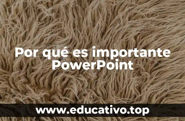 Por qué es importante PowerPoint