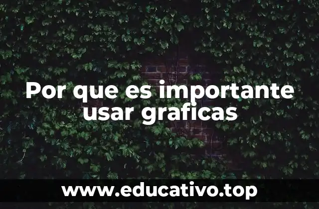 Por que es importante usar graficas