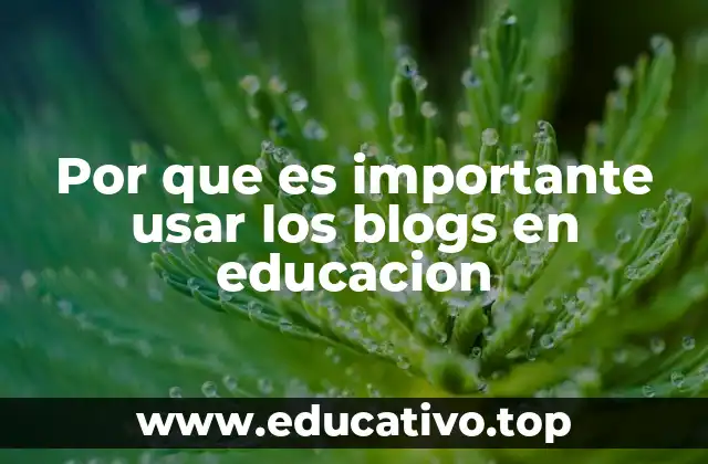 La transformación de la comunicación en el aula mediante blogs