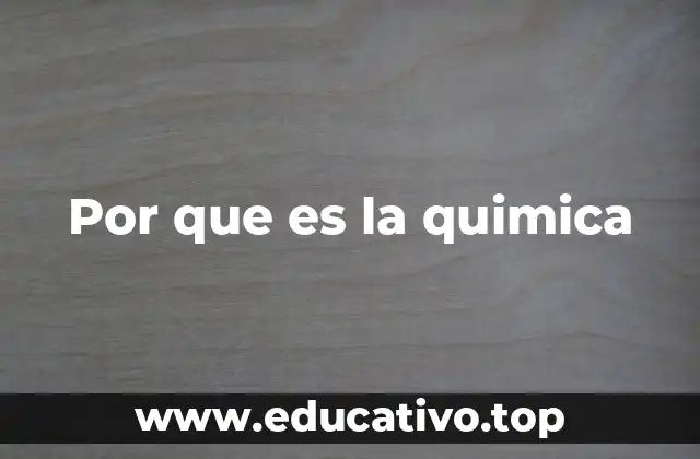 La química como motor de innovación tecnológica