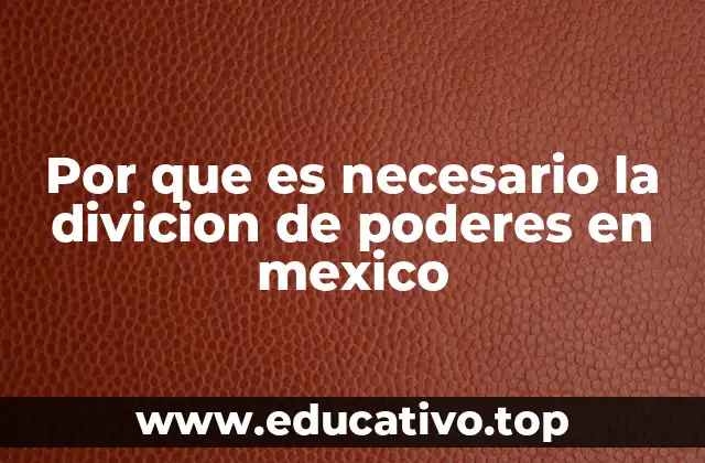El balance institucional como base de la democracia mexicana