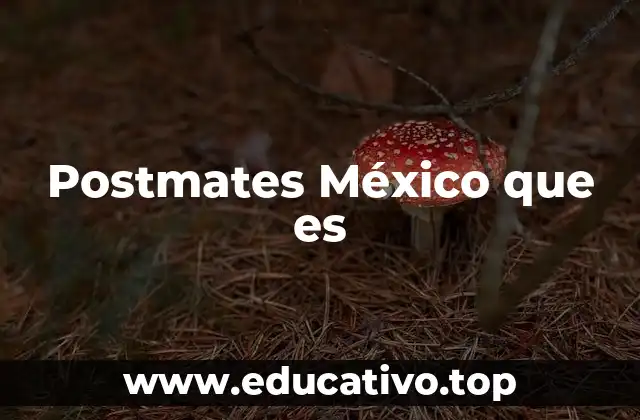 Postmates México que es