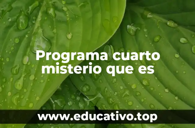 El origen del Cuarto Misterio en la televisión