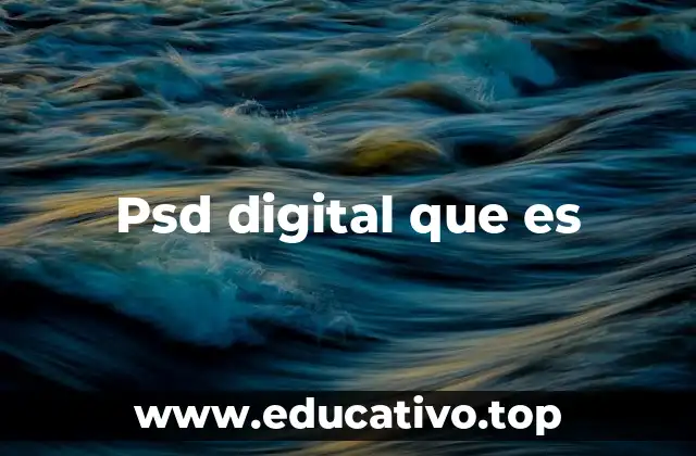 Psd digital que es