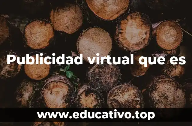 Publicidad virtual que es