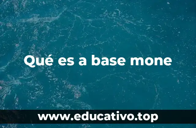 Qué es a base mone