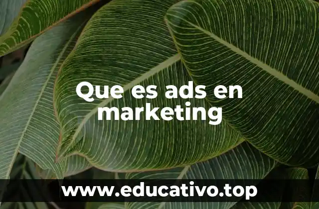 Que es ads en marketing
