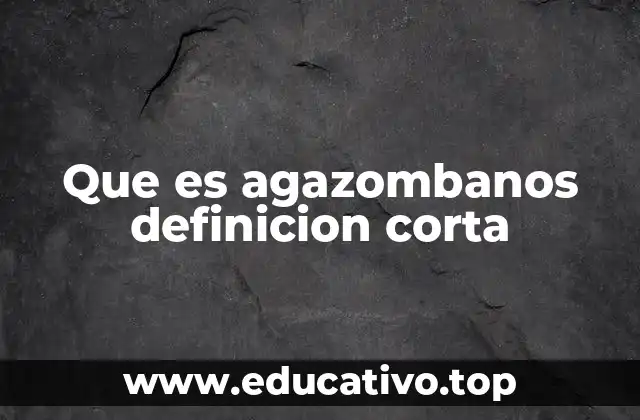 El uso de agazombarnos en el habla popular