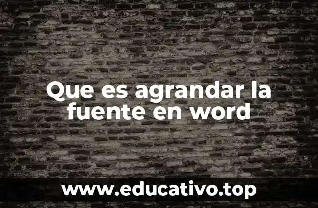 Cómo ajustar el tamaño de la fuente sin mencionar directamente el término
