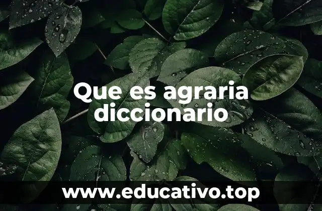 El papel de la ciencia agraria en el desarrollo rural