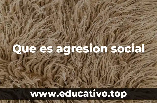 Cómo se manifiesta la agresión social en distintos contextos