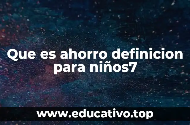 Cómo explicar el ahorro sin mencionar la palabra clave