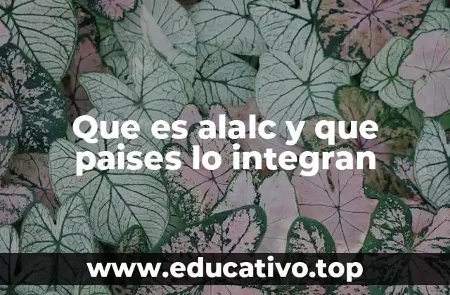 Que es alalc y que paises lo integran