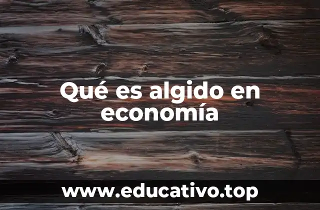 Qué es algido en economía