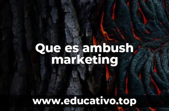 Que es ambush marketing