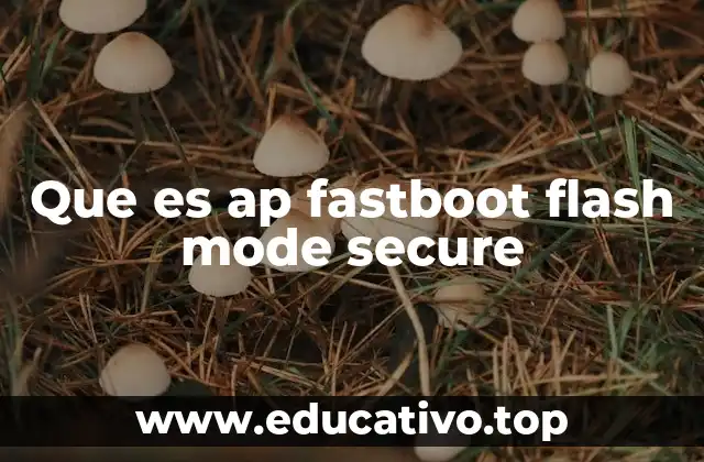 Que es ap fastboot flash mode secure