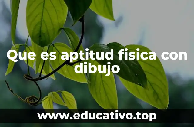 Que es aptitud fisica con dibujo