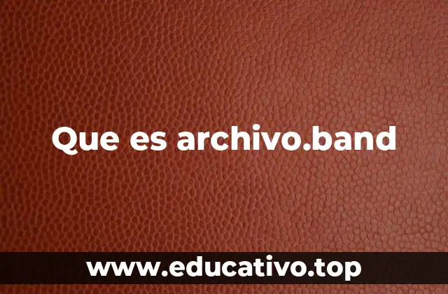 Que es archivo.band