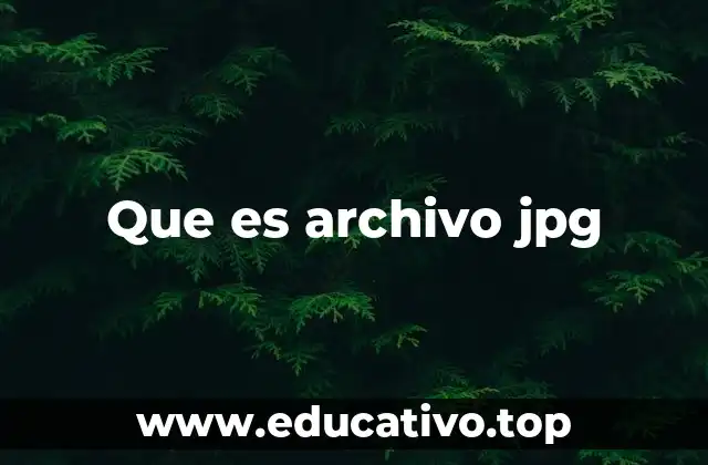 Que es archivo jpg