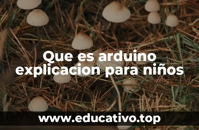 Que es arduino explicacion para niños