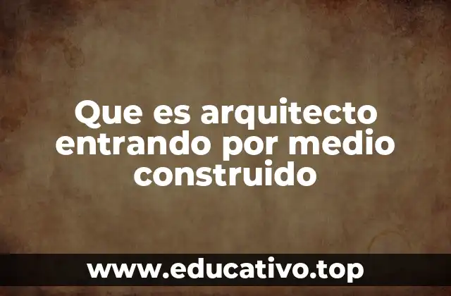 El rol de un arquitecto en proyectos ya iniciados