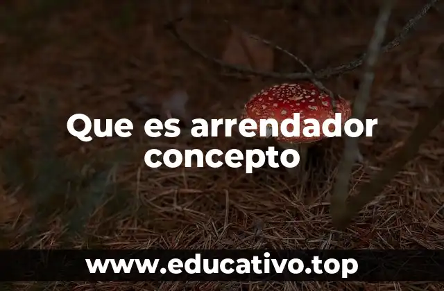 La importancia del arrendador en una relación contractual