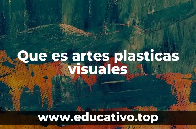 Que es artes plasticas visuales