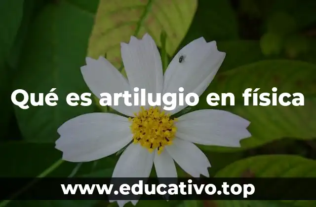 Qué es artilugio en física