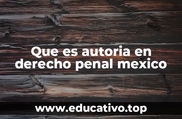 La importancia de la autoria en la imputación penal