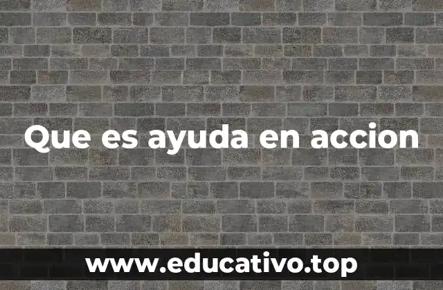Que es ayuda en accion