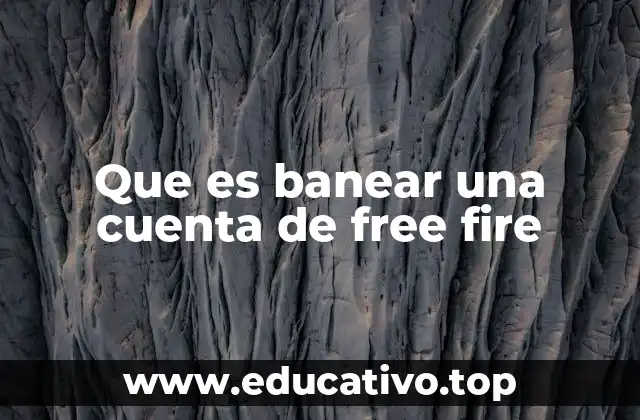 Que es banear una cuenta de free fire