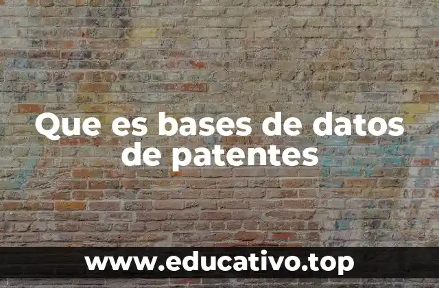 Cómo funcionan las plataformas de información sobre patentes