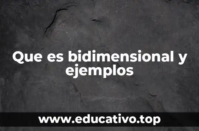 Cómo se diferencia lo bidimensional de lo tridimensional
