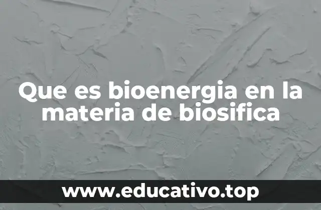 La relación entre la biosífica y la energía vital