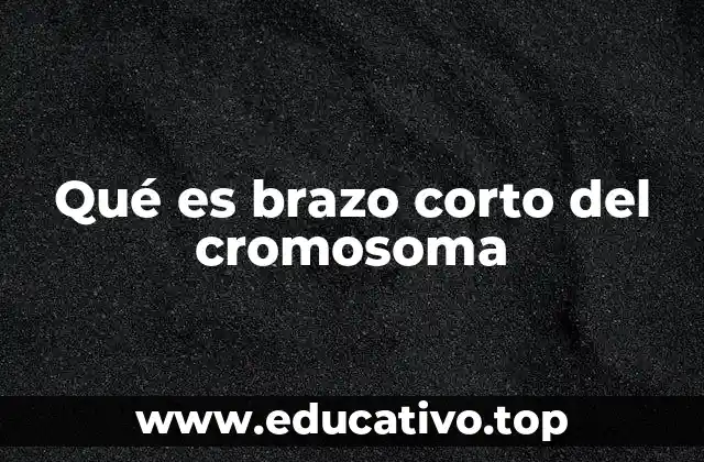 Qué es brazo corto del cromosoma