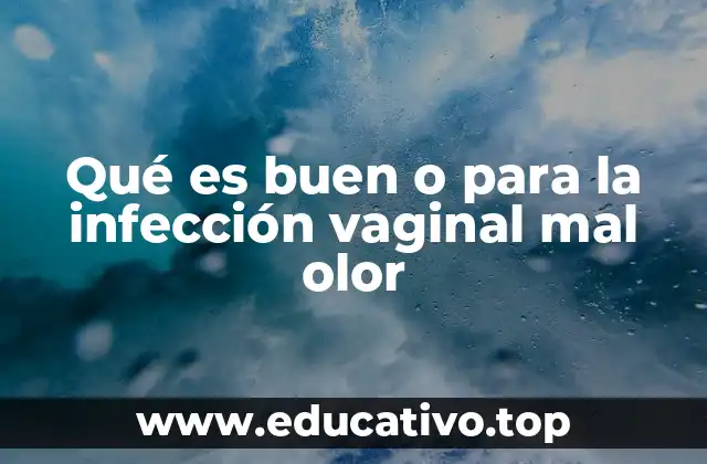 Qué es buen o para la infección vaginal mal olor