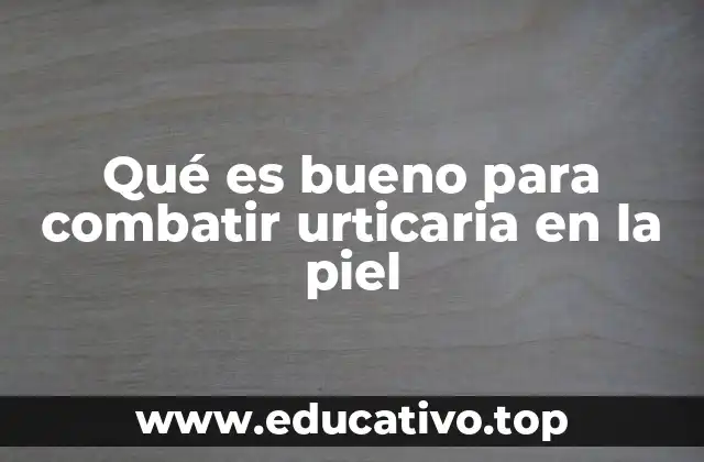 Causas y síntomas comunes de la urticaria
