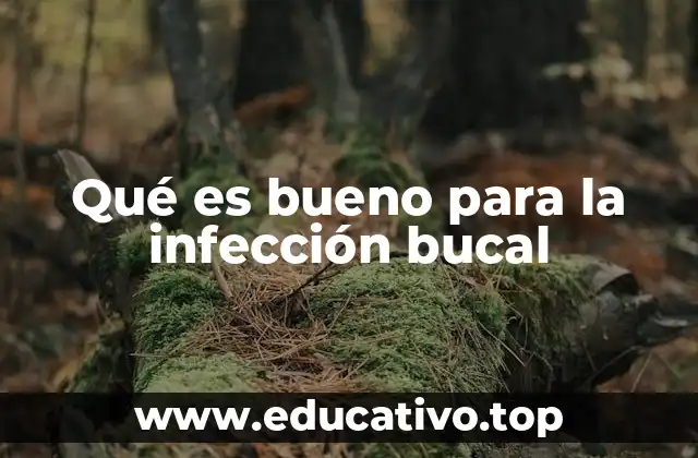 Qué es bueno para la infección bucal