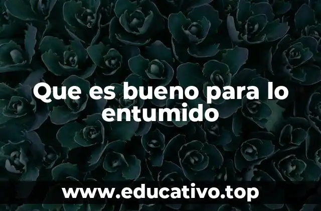 Que es bueno para lo entumido