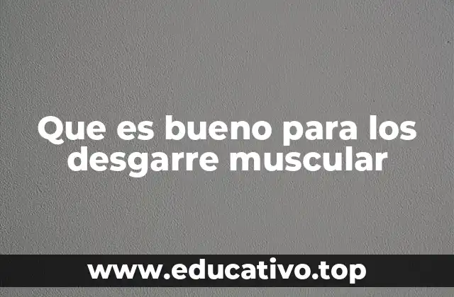 Síntomas y diagnóstico de un desgarro muscular