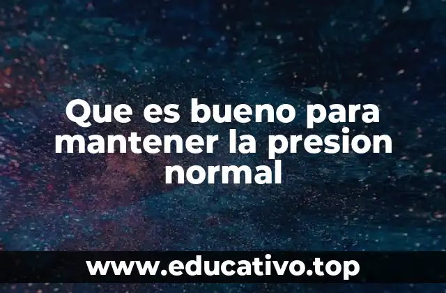 Hábitos diarios que apoyan la presión arterial saludable