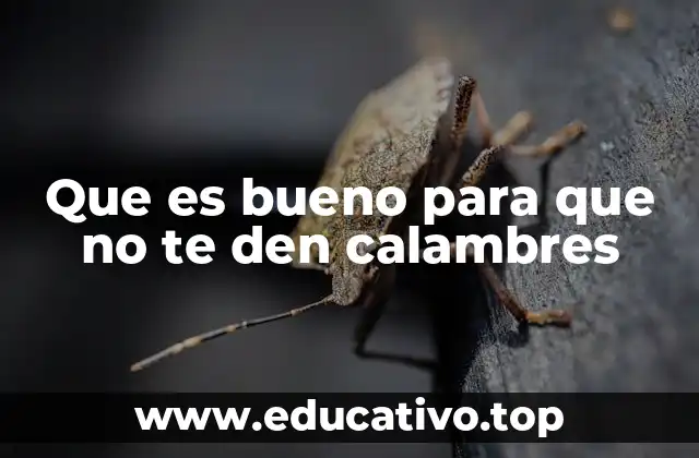 Cómo prevenir los calambres sin recurrir a medicamentos